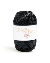 Ispe Fettuccia Ecopelle Silk & Bag Pelle 100 Gr - Color 32 Nero Metal