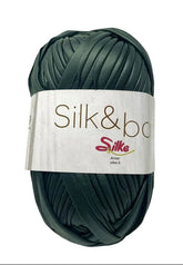 Ispe Fettuccia Ecopelle Silk & Bag Pelle 100 Gr - Color 41 Verde Bosco