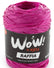 Katia Filato WOW Raffia - Rafia Brillante - 100% Cellulosa di viscosa - Colore 66 Fucsia