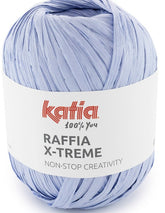 Katia Filato Raffia X-Treme 100 gr - 120 mt Colore 112 Blu grigiastro