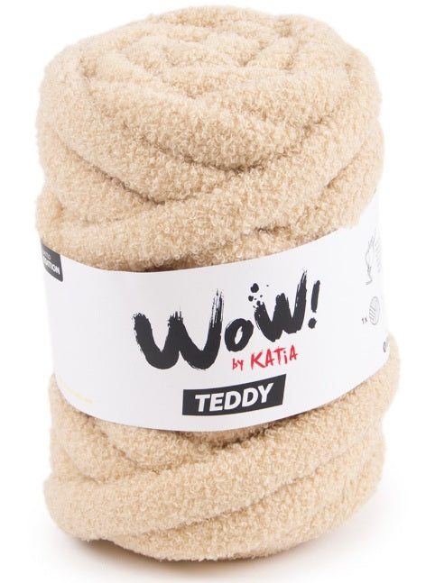 Katia Filato WOW Teddy - 100% Poliestere - 600 grammi - 16 metri - Colore 101 Beige