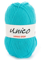 Katia Filato Unico Lanas Stop 100 gr - 266 mt Colore 20 Turchese