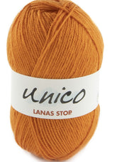 Katia Filato Unico Lanas Stop 100 gr - 266 mt Colore 45 Arancione