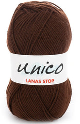 Katia Filato Unico Lanas Stop 100 gr - 266 mt Colore 6 Marrone