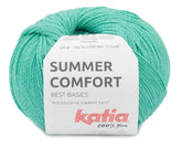 Katia Filato Summer Comfort Antibatterico - 78% Viscosa - 22% Poliammide - Colore 82 Acqua