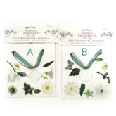 Sospeso Trasparente Kit Collana Verde Acqua Marina con Pellicola Stampata