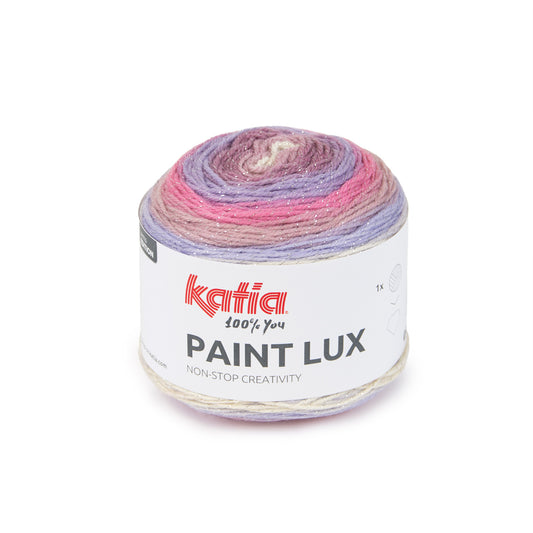 Katia Filato Paint Lux Colore 51 Rosa Mora perlato 150 gr