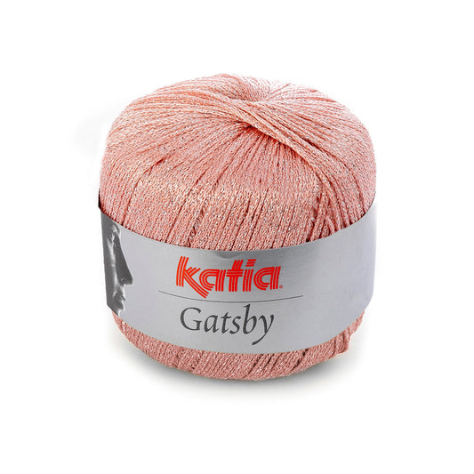 Katia Filato Gatsby Colore 53 Rosa chiaro Argento 50 Grammi