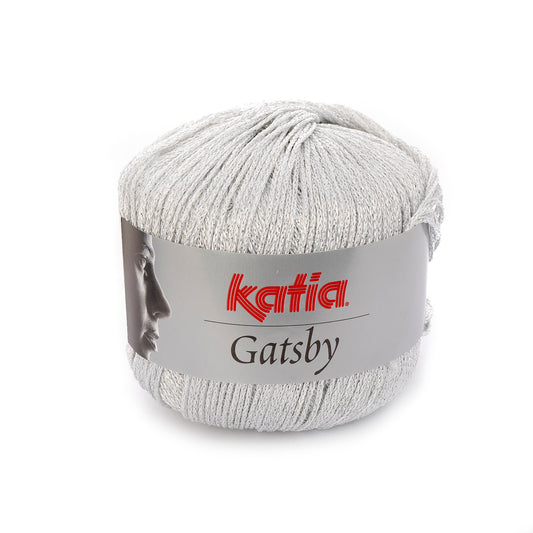 Katia Filato Gatsby Colore 88500 Bianco Argento 50 Grammi