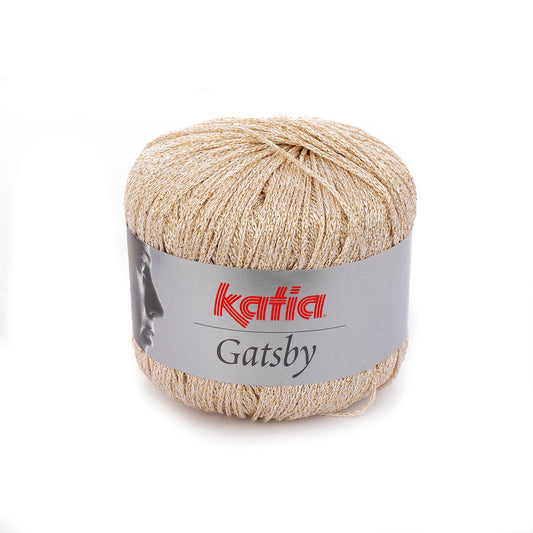 Katia Filato Gatsby Colore 88504 Panna Oro 50 Grammi