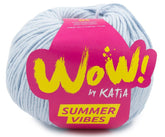 Katia Filato Spesso Estivo WOW Summer Vibes - 60% Cotone - 40% Acrilico - Colore 89 Celeste Chiaro
