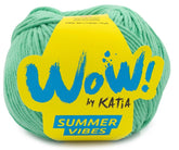 Katia Filato Spesso Estivo WOW Summer Vibes - 60% Cotone - 40% Acrilico - Colore 95 Verde Fluo