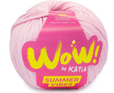 Katia Filato Spesso Estivo WOW Summer Vibes - 60% Cotone - 40% Acrilico - Colore 99 Rosa Medio