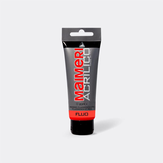 Maimeri Colore Acrilico 75 ml 239 Rosso fluorescente