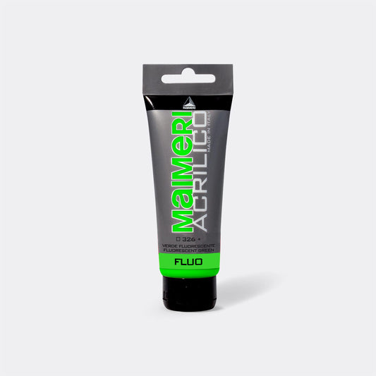 Maimeri Colore Acrilico 75 ml 326 Verde fluorescente