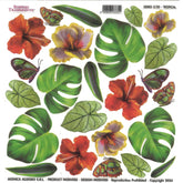 Sospeso Trasparente Pellicola Standard Serie 3 - 20 - Modello Tropical