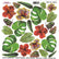 Sospeso Trasparente Pellicola Standard Serie 3 - 20 - Modello Tropical