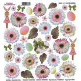 Sospeso Trasparente Pellicola Standard Serie 4 - 17 - Modello Easter Gerbera