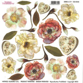 Sospeso Trasparente Pellicola Standard Serie 4 - 19 - Modello Old Rose