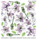 Sospeso Trasparente Pellicola Standard Serie 5 - 13 - Modello Grey Flower