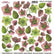Sospeso Trasparente Pellicola Standard Serie 5 - 16 - Modello Pink Anemone