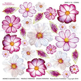 Sospeso Trasparente Pellicola Standard Serie 5 - 18 - Modello Cosmea