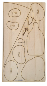 Sagomiamo Sagoma in Legno Taglio Laser Elfo H 20 cm  SFL 276B