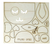 Sagomiamo Sagoma in Legno Taglio Laser Orso Gufo Coniglio  SFL 279