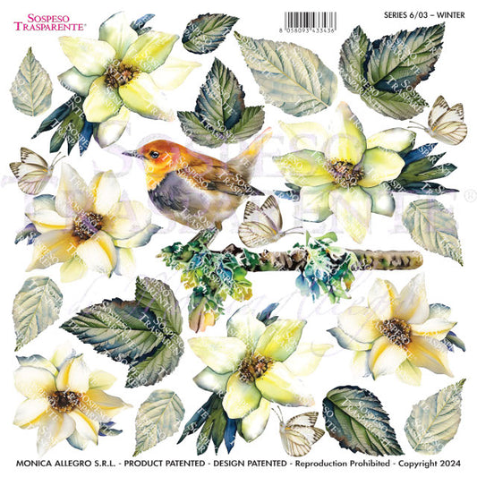 Sospeso Trasparente Pellicola Standard Serie 6 - Modello STS.03 Winter