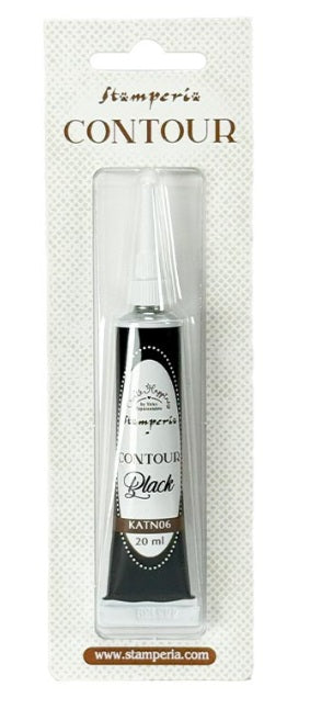 Stamperia Create Happiness Contour liner 20 ml Color Nero