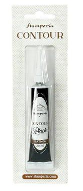 Stamperia Create Happiness Contour liner 20 ml Color Nero