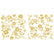 Hokus Pokus Transfers Blooms 2 Fogli 30 X 30 cm