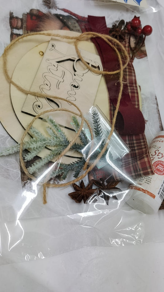 Arte in Corso Kit Crackle Natalizio Completo