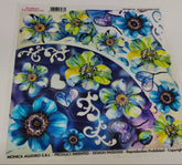 Sospeso Trasparente Pellicola Picture 04 - Blue Flowers Love