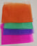 ArteinCorso 4 Pezzi Tulle Elastico 0.50 X 3.00 Mt Colori Arancio Mela Viola Fucsia