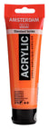 Amsterdam Colore Acrilico 120 ml Arancio Azoico 276
