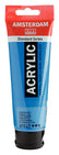 Amsterdam Colore Acrilico 120 ml Blu Primario Ciano 562
