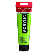 Amsterdam Colore Acrilico 120 ml Verde Giallastro 617