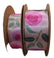 Arte in Corso Nastro in Raso Design Rose Rosa 4 cm di Larghezza x 2 Metri
