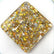 Sospeso Trasparente Base Glitter Oro Rombo