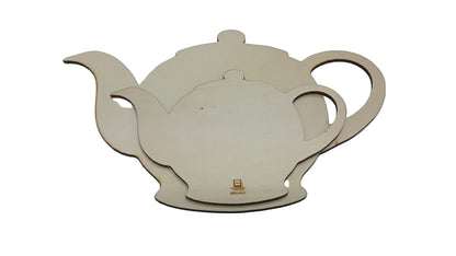 Caffettiera in Legno lavorata A Laser. Dimensioni 30 X 20 cm