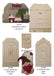Sagomiamo Sagoma in Legno Taglio Laser Tag Smerlata Cm 9X5/16X9/23X12 30X16  SFL 286