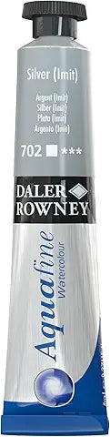 Daler Rowney Pittura ad acquerello Aquafine 8 ml Colore Argento Imit 702