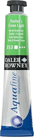 Daler Rowney Pittura ad acquerello Aquafine 8 ml Colore La luce verde di Hooker 353