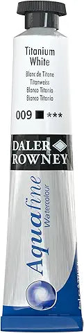 Daler Rowney Pittura ad acquerello Aquafine 8 ml Colore Bianco Titanio 009