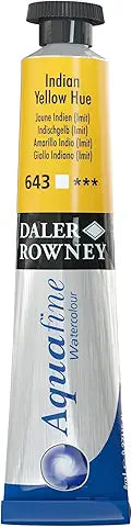 Daler Rowney Pittura ad acquerello Aquafine 8 ml Colore Giallo Indiano 643