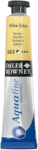 Daler Rowney Pittura ad acquerello Aquafine 8 ml Colore Giallo Ocra 663