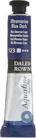 Daler Rowney Pittura ad acquerello Aquafine 8 ml Colore Blu Oltremare Scuro 123