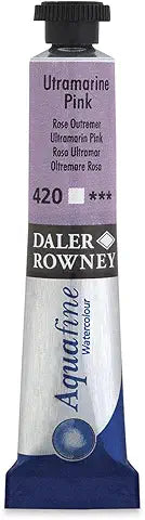 Daler Rowney Pittura ad acquerello Aquafine 8 ml Colore Rosa Oltremare 420