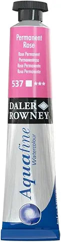 Daler Rowney Pittura ad acquerello Aquafine 8 ml Colore Rosa Permanente 537